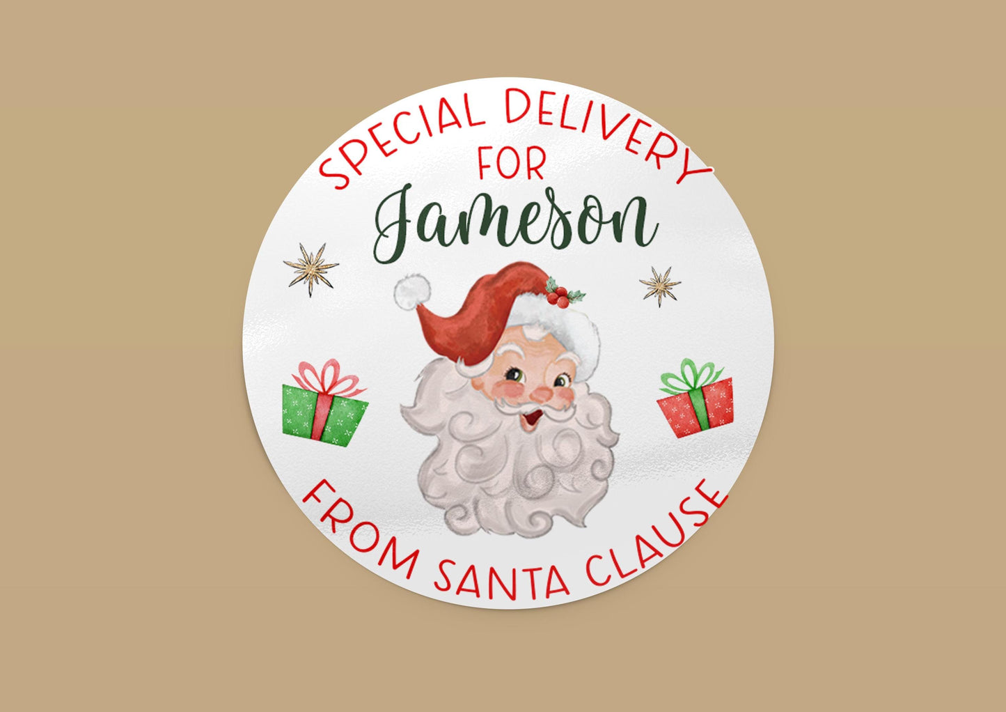 Special Delivery From Santa Labels,