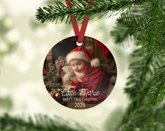 Personalized Baby's First Christmas Ornament,