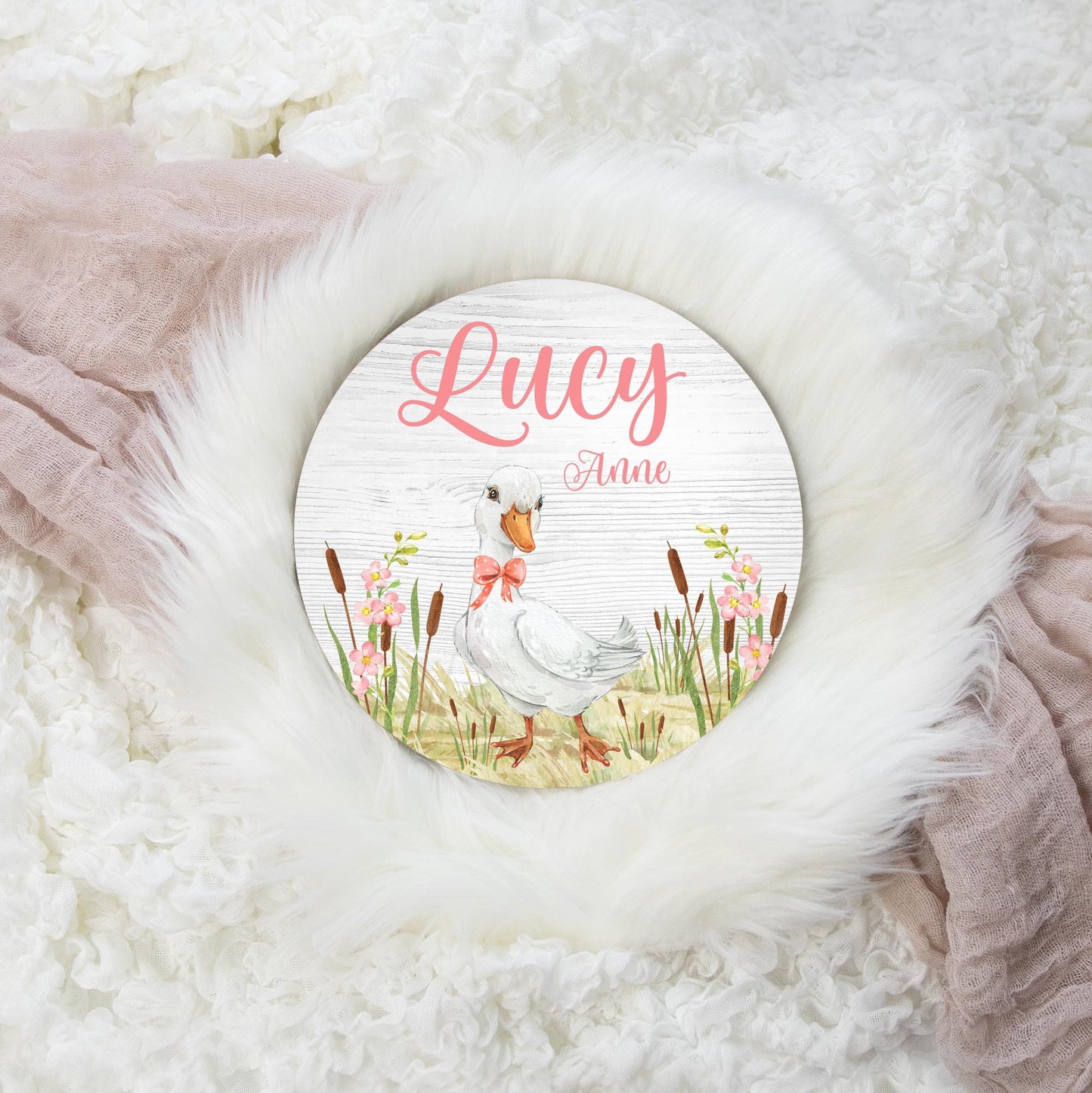 Girl Goose Name Sign, B88
