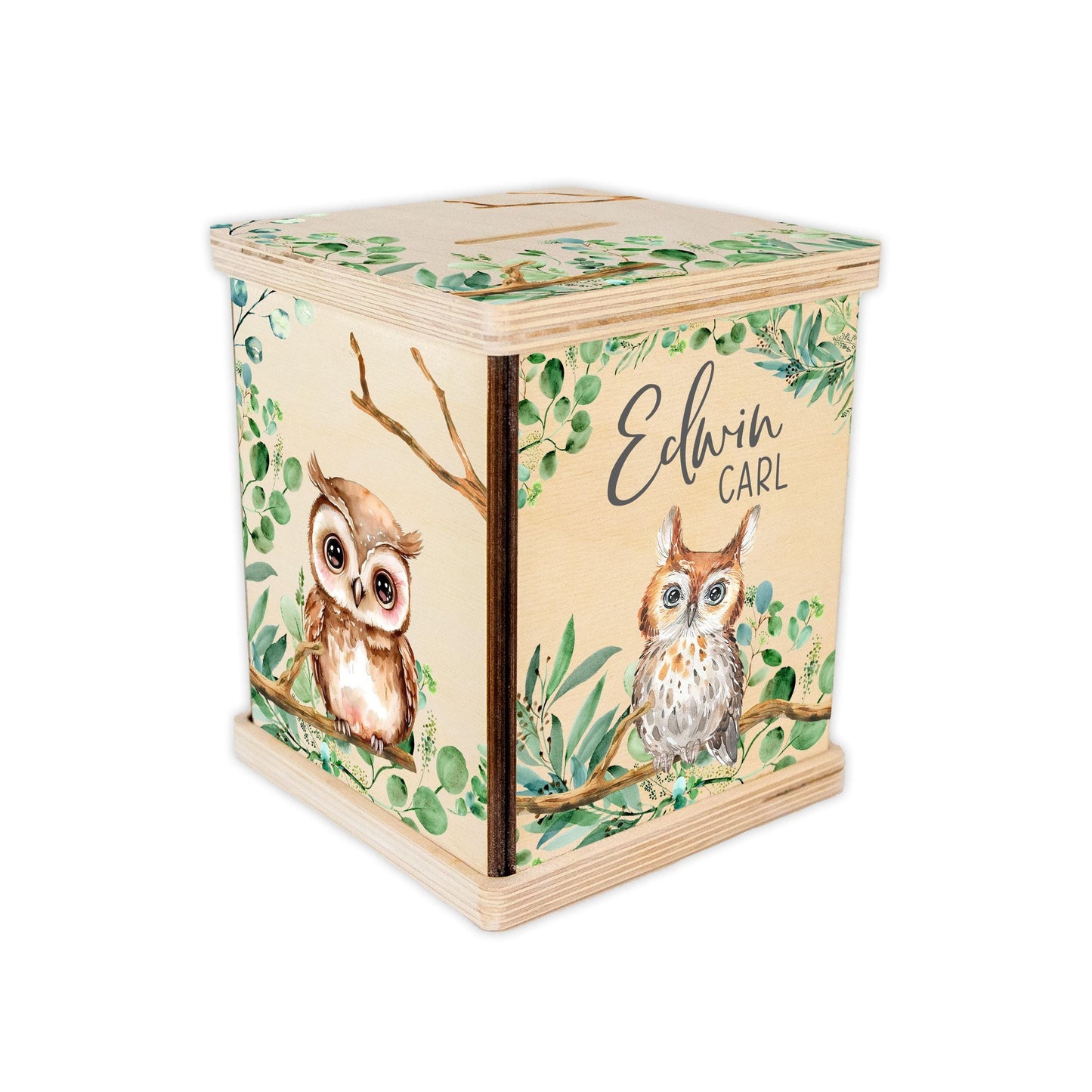 Boy Woodland Piggy Bank, W37