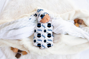 Police Baby Swaddle Blanket
