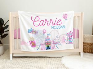 Carnival Girl Baby Blanket
