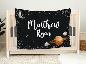 Outer Space Baby Blanket