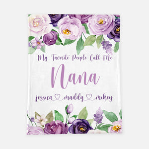 Purple Nana Blanket