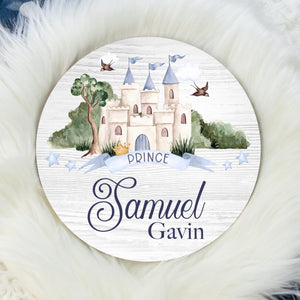 Prince Castle Baby Name Sign