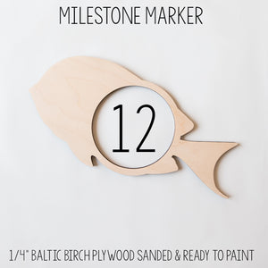 Fish Milestone Marker