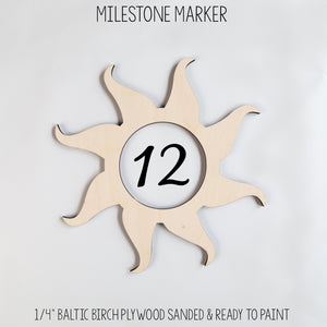 Sun Milestone Marker