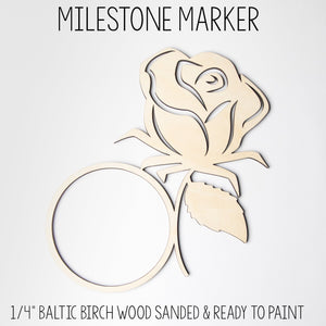 Rose Milestone Marker