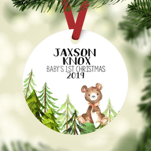Bear Baby First Christmas Ornament