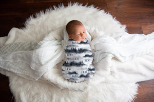 Mountains Forest Baby Swaddle Blanket