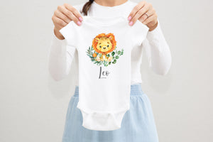 Lion Baby Bodysuit, Lion Bodysuit, Baby Shower Gift, Pregnancy Reveal Baby Shirt, Baby One Piece, Lion Baby Outfit, Lion One Piece