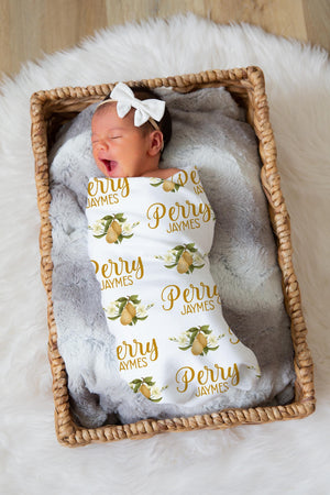 Pears Baby Swaddle Blanket