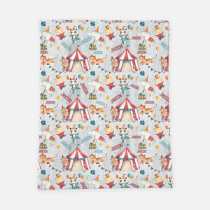 Circus Baby Swaddle Blanket