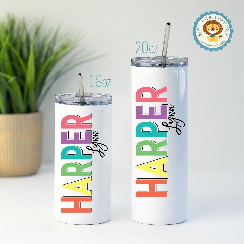 Personalized Baseball Kid's Tumbler — The Moody Heifer Boutique